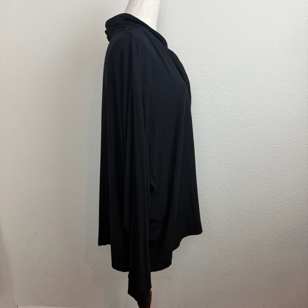 SKIMS Black Ribbed Pajama Long Sleeve
Top Plus Size 4X - Picture 6 of 11